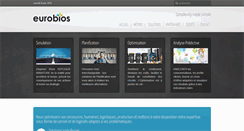 Desktop Screenshot of eurobios.com